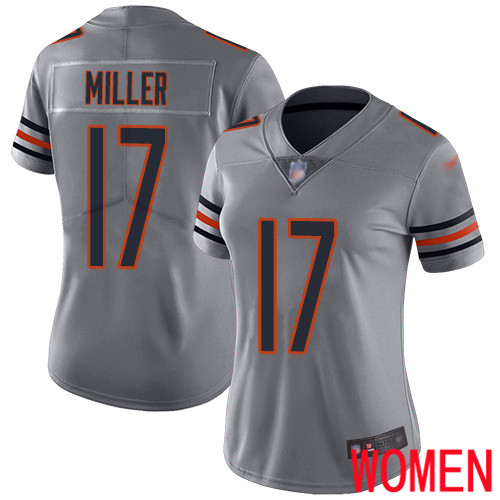 Chicago Bears Limited Silver Women Anthony Miller Jersey NFL Football 17 Inverted Legend